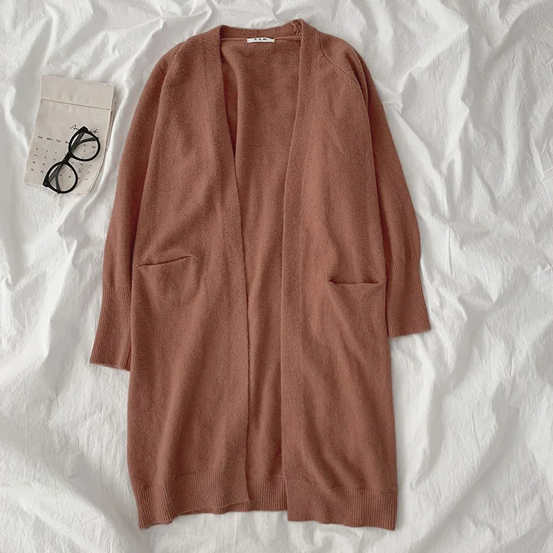 Autumn Winter Korean Chic Long Cardigans Sweater Women Fashion V Neck Long Sleeve Solid Color All Match Open Stitch Knitwear Top
Autumn Winter Korean Chic Long Cardigans Sweater Women Fashion V Neck Long Sleeve Solid Color All Match Open Stitch Knitwear Top