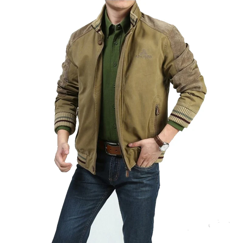 Autumn Winter Jacket Men Casual Stand Collar Pure Cotton Windbreaker Men Coat Jaqueta Masculina Military Jacket Size M-3XL
Autumn Winter Jacket Men Casual Stand Collar Pure Cotton Windbreaker Men Coat Jaqueta Masculina Military Jacket Size M-3XL