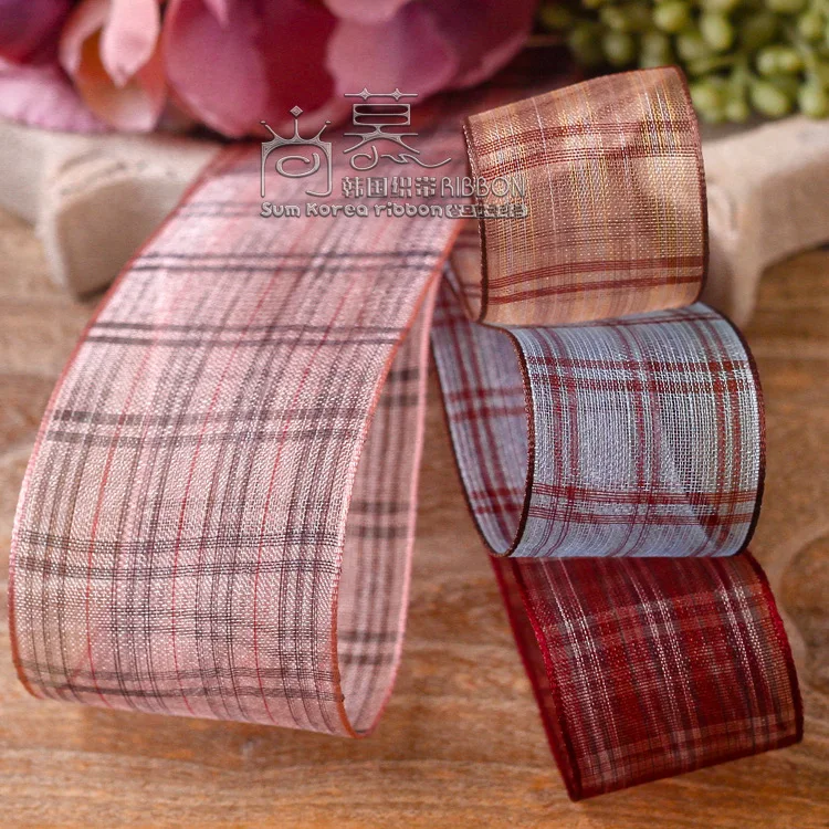 100yards 16 25 40mm scotish gingham tartan plaid organza sheer ribbon for girl hair bow diy accessories craft supplies bouquet
100yards 16 25 40mm scotish gingham tartan plaid organza sheer ribbon for girl hair bow diy accessories craft supplies bouquet