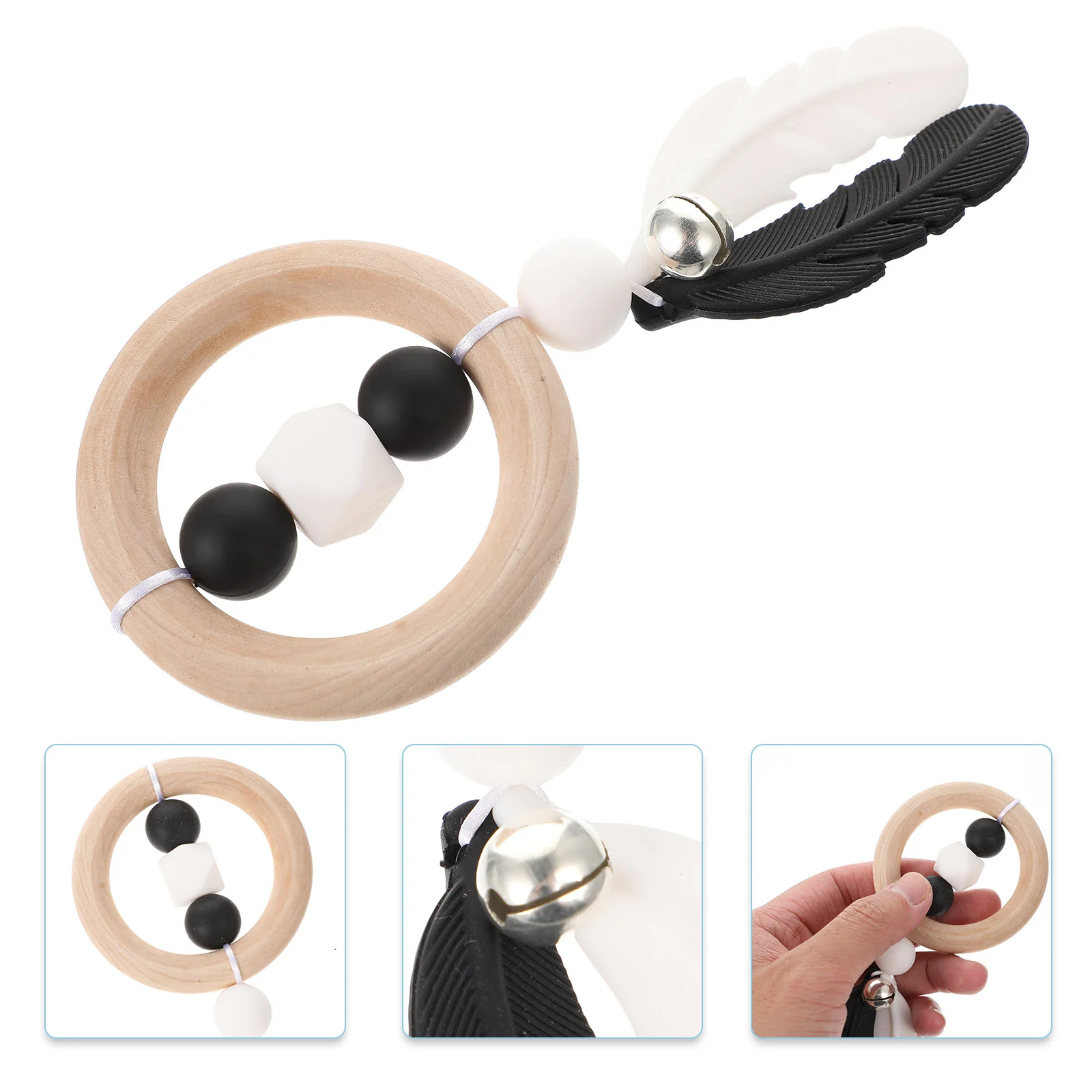 Baby Teether Baby Chewing Teeth Grinding Infant Teething with Bell
Baby Teether Baby Chewing Teeth Grinding Infant Teething with Bell