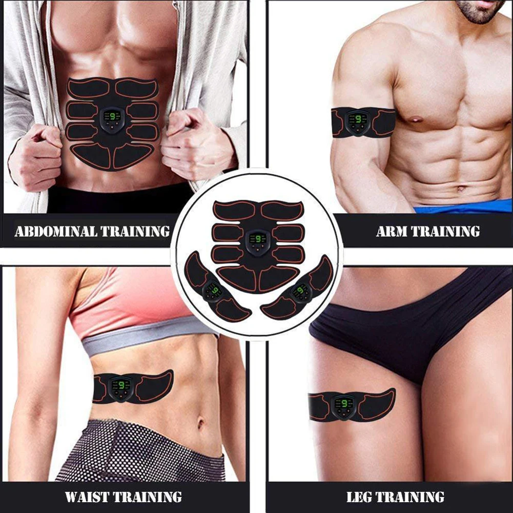 EMS Wireless Muscle Stimulator Trainer Smart Fitness Abdominal Training Electric Weight Loss Stickers Body Slimming Massager
EMS Wireless Muscle Stimulator Trainer Smart Fitness Abdominal Training Electric Weight Loss Stickers Body Slimming Massager