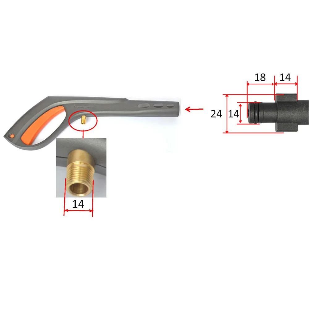 Replacement Pressure Washer Water Spray Gun Car Wash Pistol High Pressure Car Cleaning Water Gun for Interskol Elitech Huter Eco
Replacement Pressure Washer Water Spray Gun Car Wash Pistol High Pressure Car Cleaning Water Gun for Interskol Elitech Huter Eco