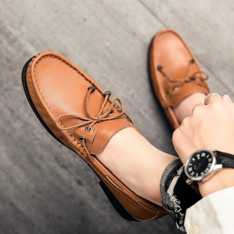 Tide Shoes Men Light Shoes Business Classic Mens Leather Casual Trend Men's Fashion Spring Comfortable 
Tide Shoes Men Light Shoes Business Classic Mens Leather Casual Trend Men's Fashion Spring Comfortable