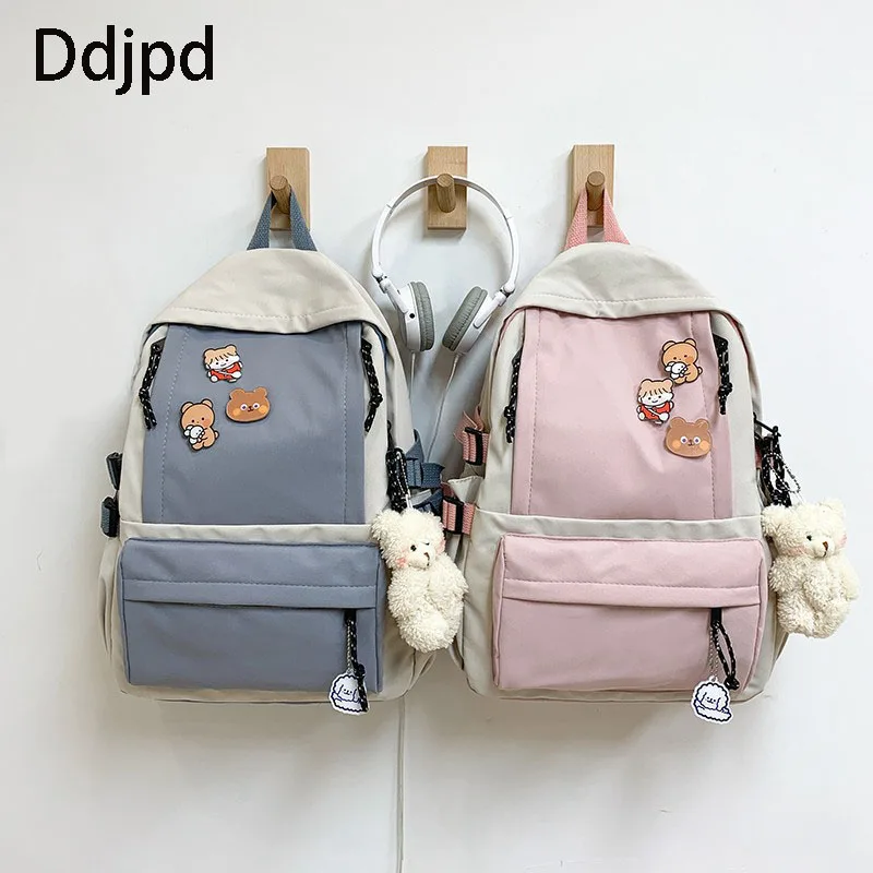 Ddjpd New Nylon Ladies Backpack Fashion Waterproof Backpack Girl School Bag Cute Student Bag Travel Backpack Sports Bag
Ddjpd New Nylon Ladies Backpack Fashion Waterproof Backpack Girl School Bag Cute Student Bag Travel Backpack Sports Bag