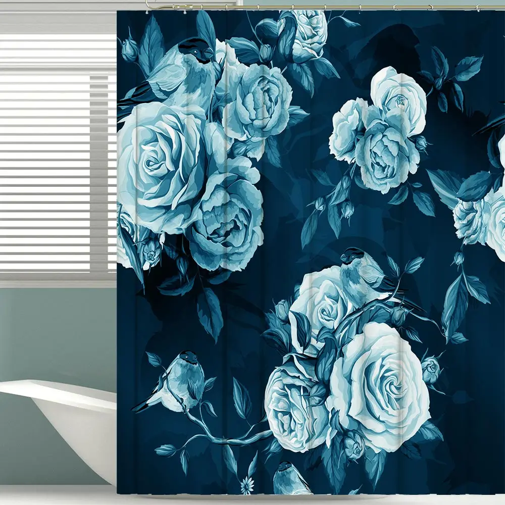 Beautiful Flowers Shower Curtains Rose/Hydrangea Print Luxury Waterproof/Washable Bathroom Shower Curtain With Hooks
Beautiful Flowers Shower Curtains Rose/Hydrangea Print Luxury Waterproof/Washable Bathroom Shower Curtain With Hooks