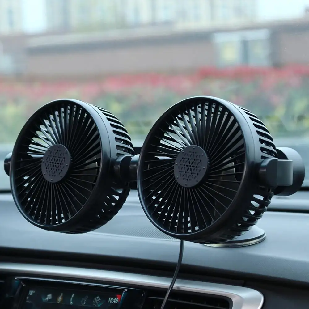 12V/24V 360 Degree Mini Electric Car Fan Low Noise All-Round Adjustable Car Air Cooling Dual Head Sucker Car Cooling Fan
12V/24V 360 Degree Mini Electric Car Fan Low Noise All-Round Adjustable Car Air Cooling Dual Head Sucker Car Cooling Fan