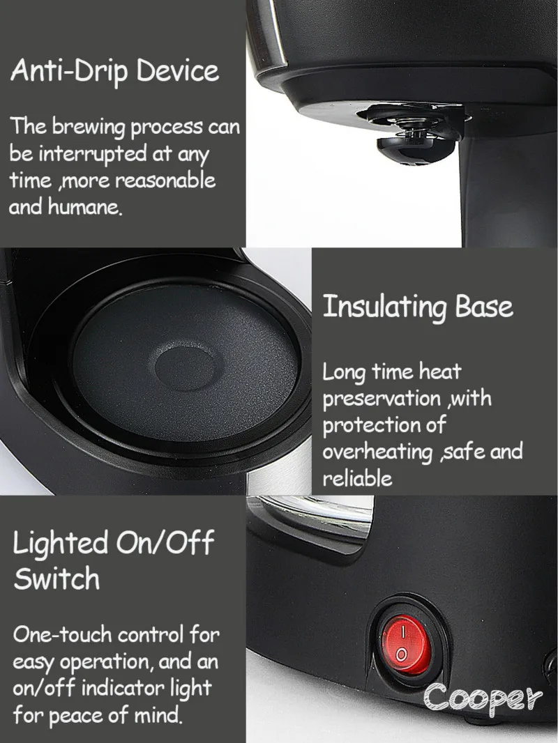Fully Automatic Domestic Coffee MachineMini Coffee MachineDual-purpose Hot Drink Machine
Fully Automatic Domestic Coffee MachineMini Coffee MachineDual-purpose Hot Drink Machine