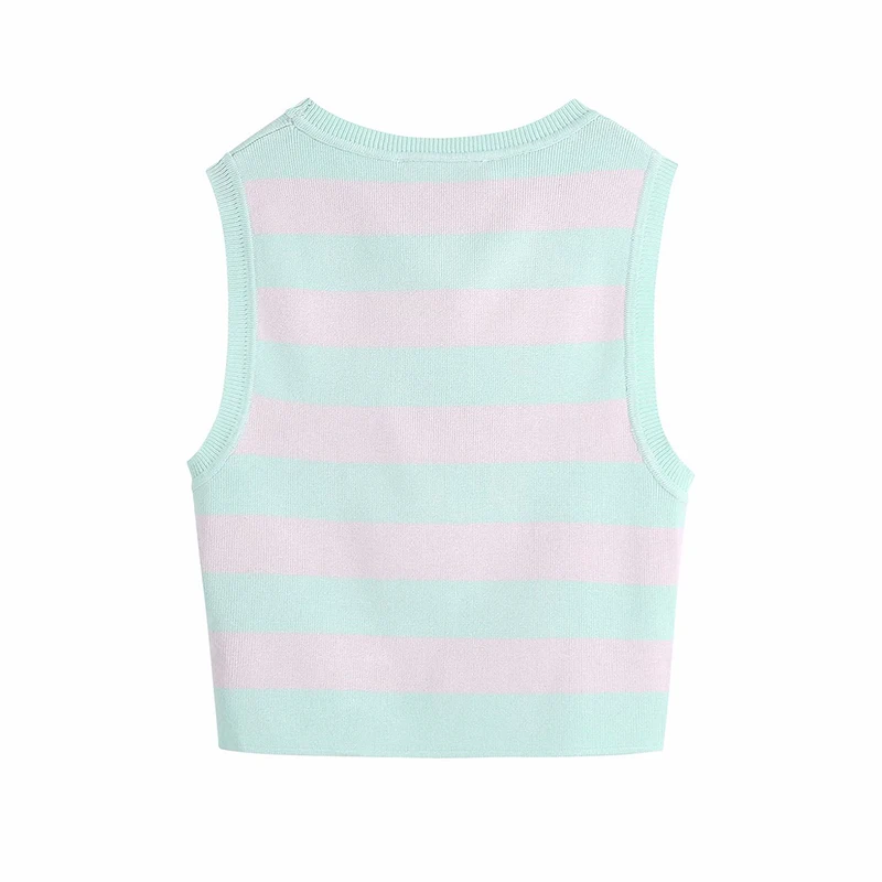 HWLZLTZHT Fashion Striped Knit Crop Top Women 2021 Summer Casual Slim Ribbed Woman Blouses Sleeveless Streetwear Jersey Tops
HWLZLTZHT Fashion Striped Knit Crop Top Women 2021 Summer Casual Slim Ribbed Woman Blouses Sleeveless Streetwear Jersey Tops