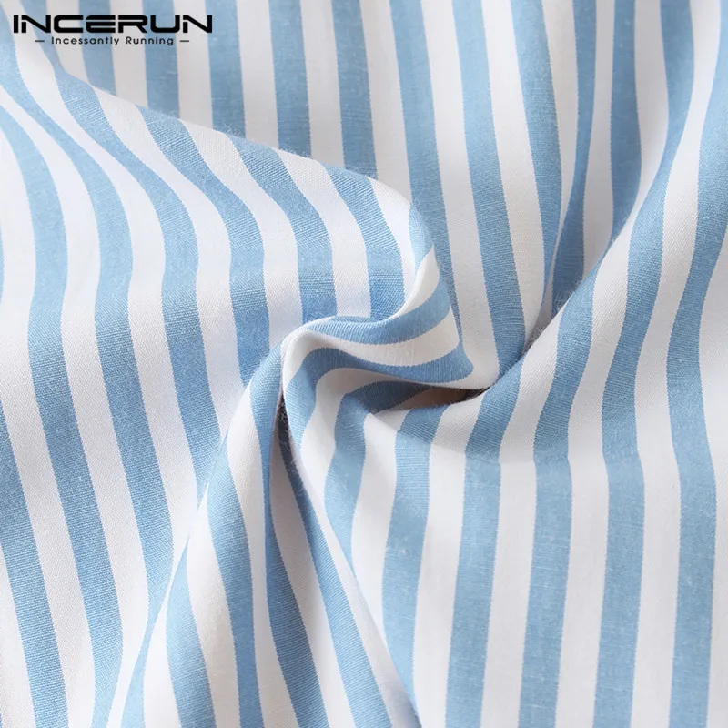 Men Patchwork Shirts INCERUN Long Sleeve Lapel Camisa Leisure Striped Colorful Pockets Chemise Hombre Loose Buttons Blusas S-3XL 
Men Patchwork Shirts INCERUN Long Sleeve Lapel Camisa Leisure Striped Colorful Pockets Chemise Hombre Loose Buttons Blusas S-3XL