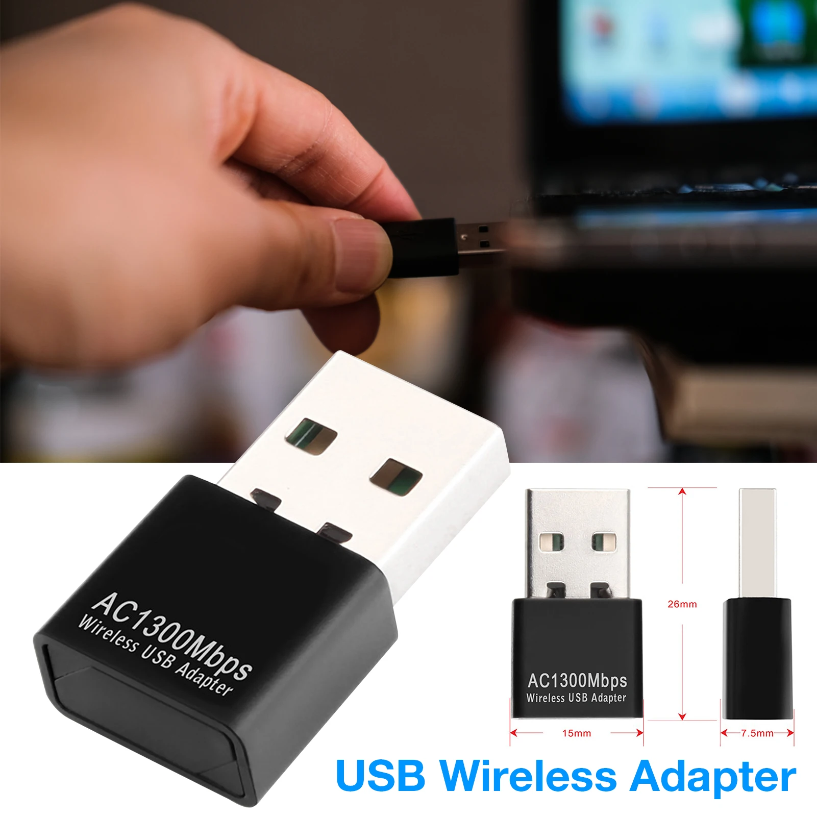 AC1300M USB беспроводной мини-адаптер 2,4 ГГц 5,8 ГГц Wi-Fi модем для портативных ПК; Прямая поставка; Оптовая продажа
AC1300M USB беспроводной мини-адаптер 2,4 ГГц 5,8 ГГц Wi-Fi модем для портативных ПК; Прямая поставка; Оптовая продажа