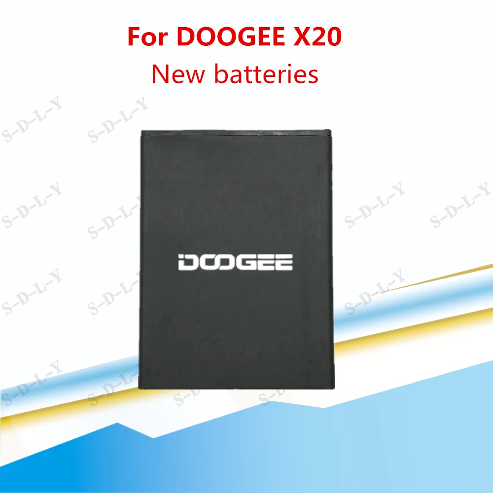 DOOGEE X20 2580mAh 100% Original New Replacement accessory For DOOGEE X20 Smart Phone
DOOGEE X20 2580mAh 100% Original New Replacement accessory For DOOGEE X20 Smart Phone