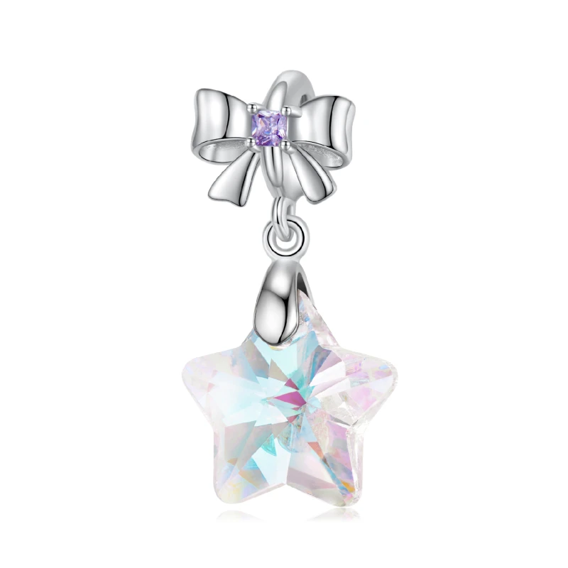 Shining Star Crystal 925 Sterling Silver Pendant Neckalce Jewelry Making for Women Bracelet Original Silver 925 Charms DIY Gift
Shining Star Crystal 925 Sterling Silver Pendant Neckalce Jewelry Making for Women Bracelet Original Silver 925 Charms DIY Gift