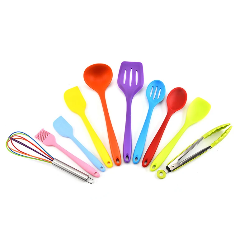 10pc Silicone Cooking Spoon Spatula Ladle Egg Beaters Dinnerware Set Cooking Tools Cooking Utensils Kitchen Accessories Supplies
10pc Silicone Cooking Spoon Spatula Ladle Egg Beaters Dinnerware Set Cooking Tools Cooking Utensils Kitchen Accessories Supplies