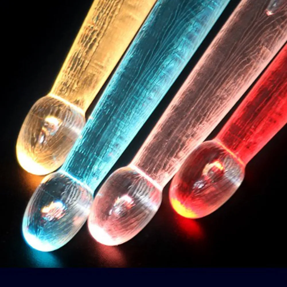 2pcs Drum Sticks Colorful LED Drumsticks Luminous Light Up Fluorescent Glow Drums Percussion Musical Instrument Accessory Parts
2pcs Drum Sticks Colorful LED Drumsticks Luminous Light Up Fluorescent Glow Drums Percussion Musical Instrument Accessory Parts