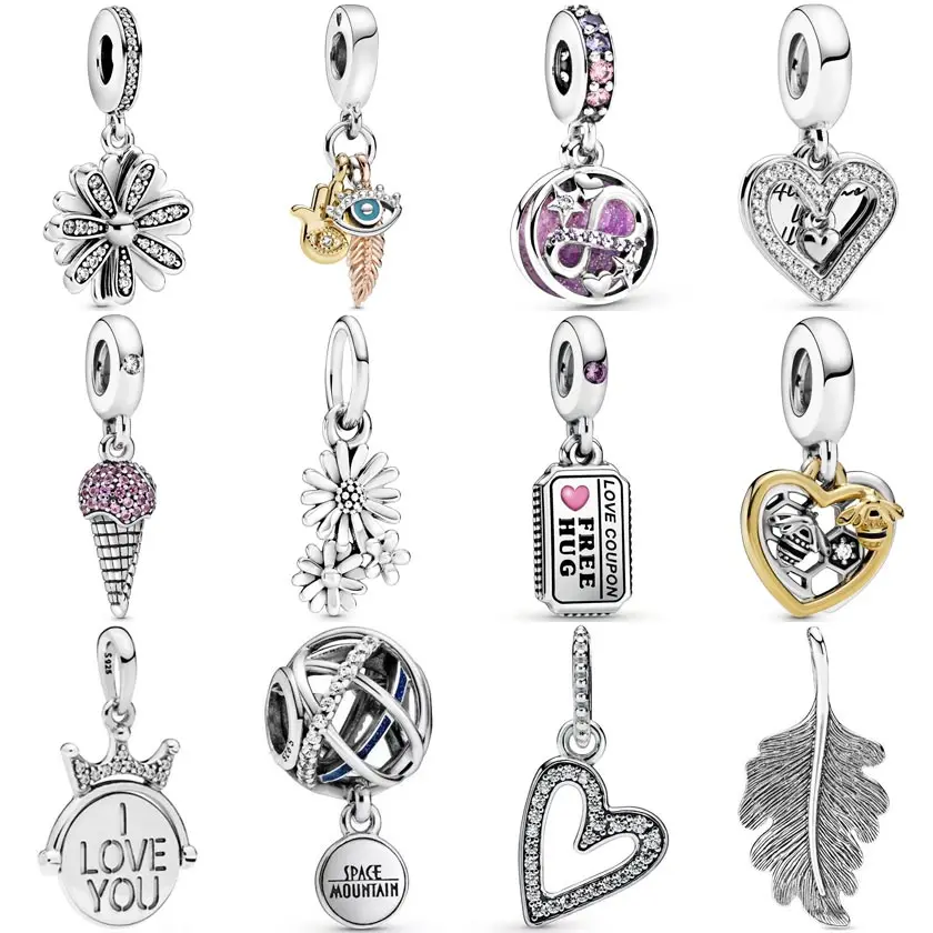 Sparkling Daisy Flower Glittering Infinity Hearts & Stars Ice Cream Pendant Bead Fit Europe Bracelet 925 Sterling Silver Charm
Sparkling Daisy Flower Glittering Infinity Hearts & Stars Ice Cream Pendant Bead Fit Europe Bracelet 925 Sterling Silver Charm