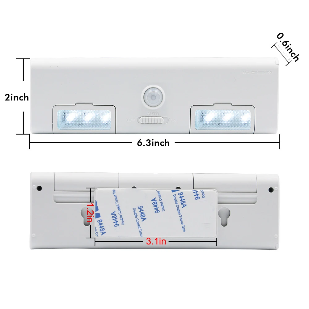 4pcs AUGIENB LED Under Cabinet Light Wireless PIR Motion Sensor Lamp Lighting for Wardrobe Cupboard Closet Kitchen Night Lights
4pcs AUGIENB LED Under Cabinet Light Wireless PIR Motion Sensor Lamp Lighting for Wardrobe Cupboard Closet Kitchen Night Lights