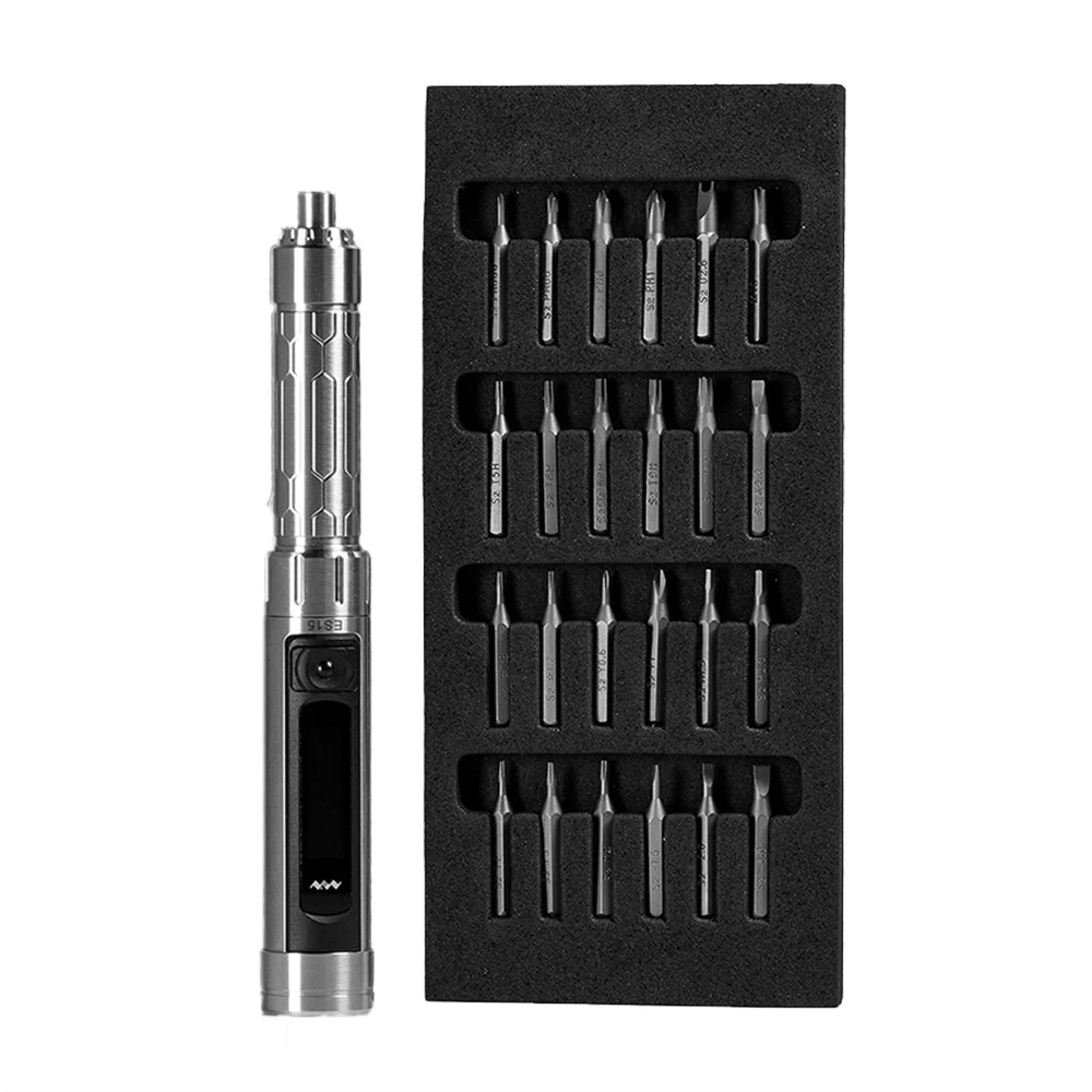 ES15 Mini Electric Screwdriver Intelligent Motion Control USB Chargeable Cordless 4 Mm Screwdrivers Set
ES15 Mini Electric Screwdriver Intelligent Motion Control USB Chargeable Cordless 4 Mm Screwdrivers Set