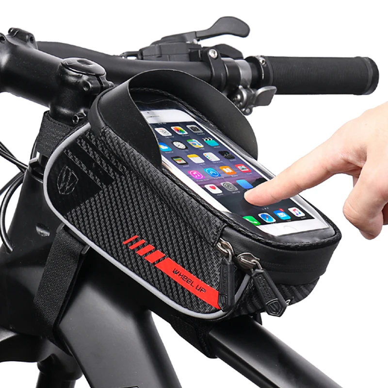 Rainproof Bicycle Frame Top Tube Bag 6.5in Touch Screen Bike Front Phone Case Large Capacity Cycling Pouch Mount MTB Accessories
Rainproof Bicycle Frame Top Tube Bag 6.5in Touch Screen Bike Front Phone Case Large Capacity Cycling Pouch Mount MTB Accessories