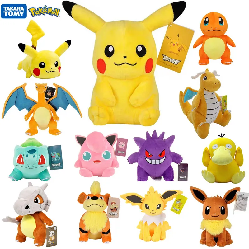 Оригинальный плюшевый Покемон высокого качества Пикачу чармандер Eevee Psyduck Bulbasaur Аниме Фигурка Модель Детская игрушка подарок
Оригинальный плюшевый Покемон высокого качества Пикачу чармандер Eevee Psyduck Bulbasaur Аниме Фигурка Модель Детская игрушка подарок