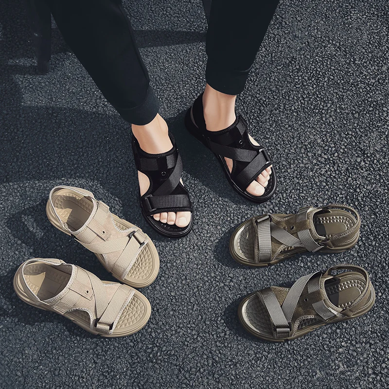 Удобная обувь для zapatos heren ete leather zomer 2020 летние сандалии verano рабочие дышащие