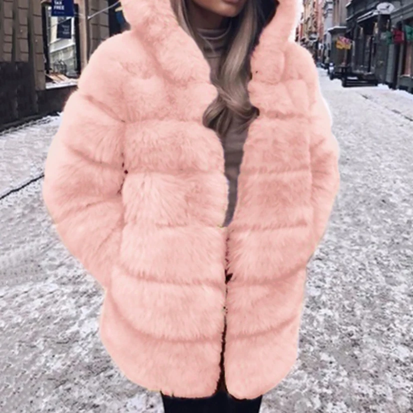 Фото Зимняя куртка с капюшоном для девочек женщин 2020 элегантный - купить