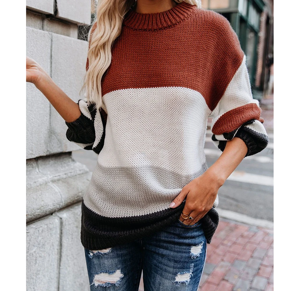 Women Knitted Sweater Fashion Plus Size Pullovers Ladies Winter Loose Korean Streetwear Casual Tops Femme Jumper Sueter Mujer
Women Knitted Sweater Fashion Plus Size Pullovers Ladies Winter Loose Korean Streetwear Casual Tops Femme Jumper Sueter Mujer