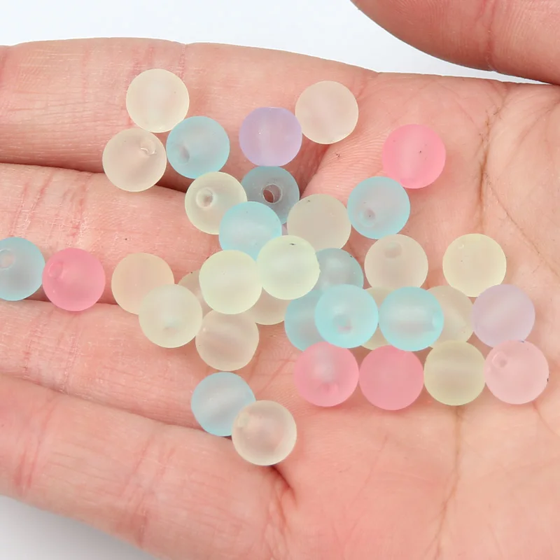 6/8/10/12mm 20-100pcs Scrub Colorful Transparent Round Balls Acrylic Beads Loose Beads For Jewelry Making DIY Bracelets Supplies
6/8/10/12mm 20-100pcs Scrub Colorful Transparent Round Balls Acrylic Beads Loose Beads For Jewelry Making DIY Bracelets Supplies