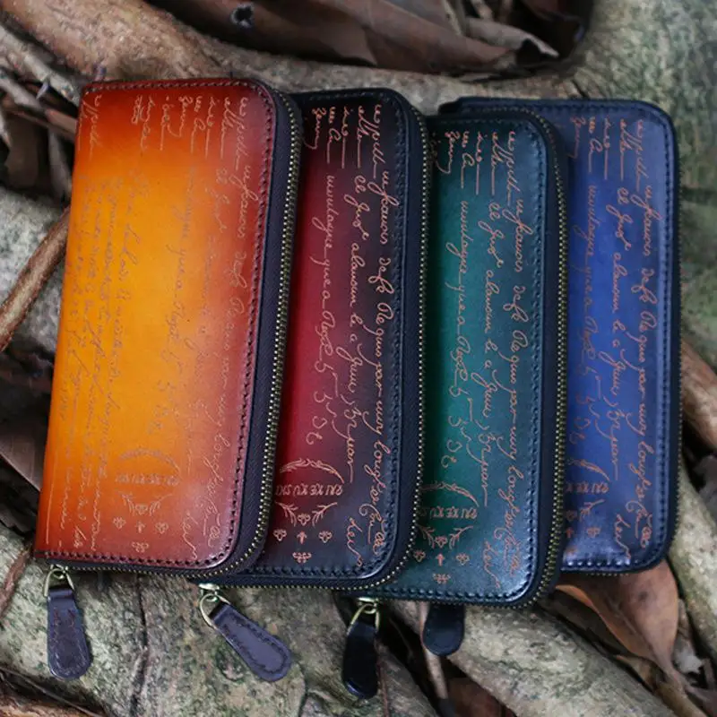Vintage Genuine Leather Wallet Card Holder 2021 New Laser Lettering Handmade Wallets Unisex First Layer Cowhide Purse
Vintage Genuine Leather Wallet Card Holder 2021 New Laser Lettering Handmade Wallets Unisex First Layer Cowhide Purse