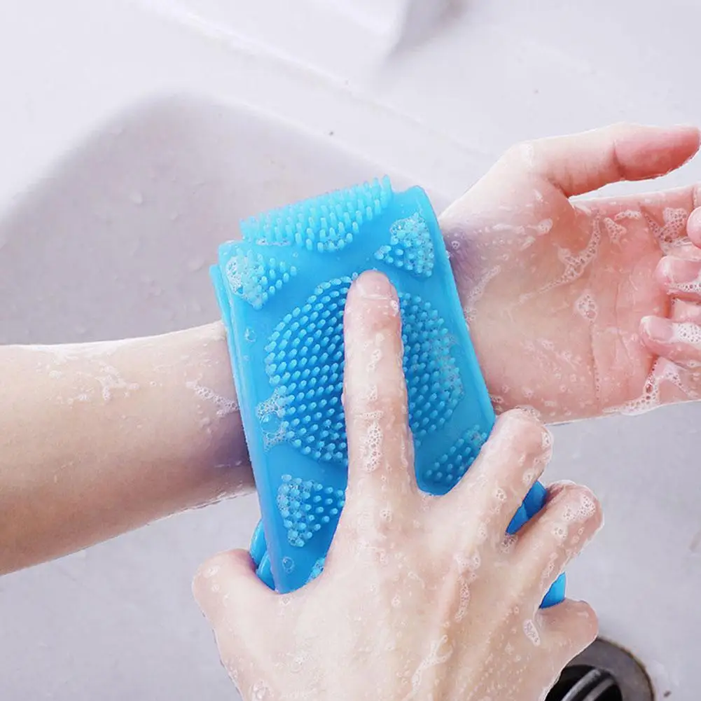 Silicone Body Brush Bath Belt Exfoliating Back Brush Scrub Belt Removal Belts Stain Dirt Bath B0y2
Silicone Body Brush Bath Belt Exfoliating Back Brush Scrub Belt Removal Belts Stain Dirt Bath B0y2