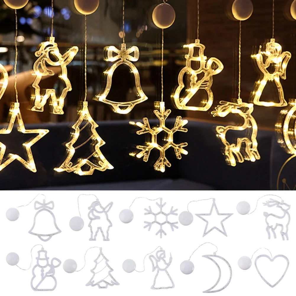 LED Christmas Lights LED Lights Snowflakes Santa Claus Suckers Curtains Fairy Lights Wedding Party Decoration Holiday Lighting
LED Christmas Lights LED Lights Snowflakes Santa Claus Suckers Curtains Fairy Lights Wedding Party Decoration Holiday Lighting
