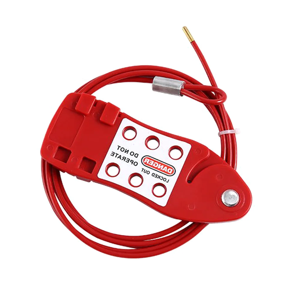 Adjustable Cable Lockout Red Safety Padlock Safety Cable Lock Coated Cable Lockout
Adjustable Cable Lockout Red Safety Padlock Safety Cable Lock Coated Cable Lockout