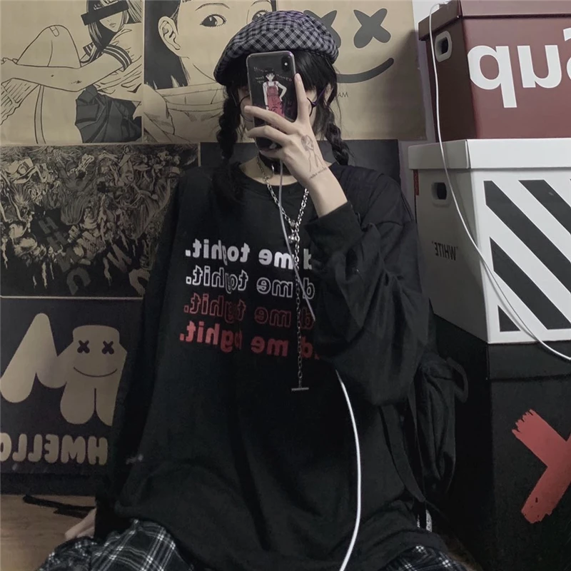 Autumn New Korean Women's Clothing Ins Pullovers Loose Harajuku Style Hoodies O-neck Printing Long Sleeve Sweatshirts Hipster
Autumn New Korean Women's Clothing Ins Pullovers Loose Harajuku Style Hoodies O-neck Printing Long Sleeve Sweatshirts Hipster