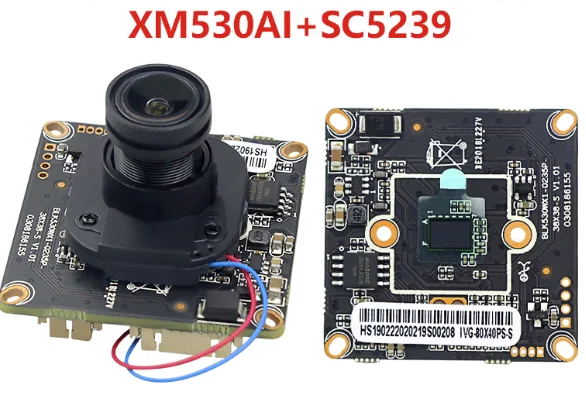 H.265AI/H.265 +/H.264 4MP 2560*1440Pixel XM530AI + SC5239 1/2.7 "CMOS датчик IP камера плата модуля ONVIF