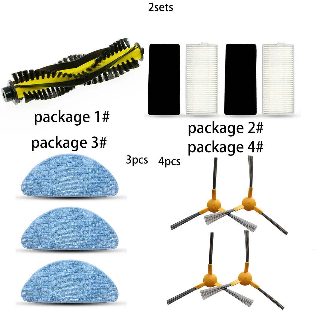 Roller Brush Side Brush Mop Cloth Filters Sponges For Tesvor X500 / X500 Pro Robot Vacuum Cleaner Spare Part Accessories
Roller Brush Side Brush Mop Cloth Filters Sponges For Tesvor X500 / X500 Pro Robot Vacuum Cleaner Spare Part Accessories