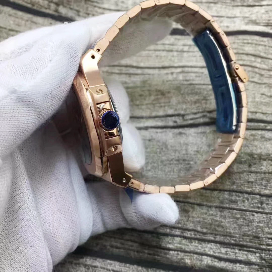 Classic New Automatic Mechanical Men Watch Sapphire Transparent Black Blue Glide Sooth Rose Gold Bid Diamond Bezel Luminous
Classic New Automatic Mechanical Men Watch Sapphire Transparent Black Blue Glide Sooth Rose Gold Bid Diamond Bezel Luminous