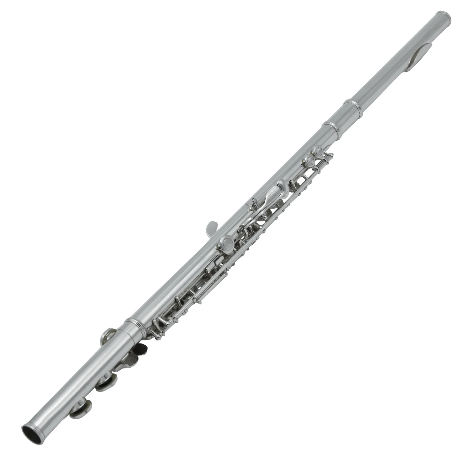 ammoon FL-200S Closed Hole C Flute 16 Keys Cupronickel Silver-plated Silver-plated surface Wind Instrument with Accessaries
ammoon FL-200S Closed Hole C Flute 16 Keys Cupronickel Silver-plated Silver-plated surface Wind Instrument with Accessaries