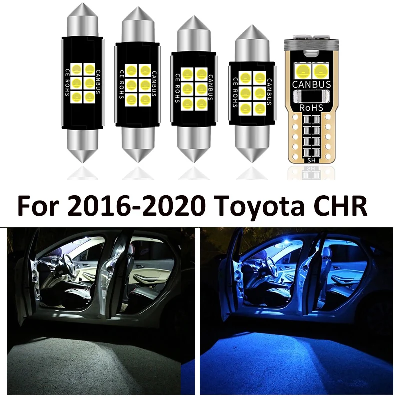 10 Pcs Car White Interior LED Light Bulb Package For Toyota CHR C-HR 2016 2017 2018 2019 2020 Map Dome License Lamp Car Light
10 Pcs Car White Interior LED Light Bulb Package For Toyota CHR C-HR 2016 2017 2018 2019 2020 Map Dome License Lamp Car Light