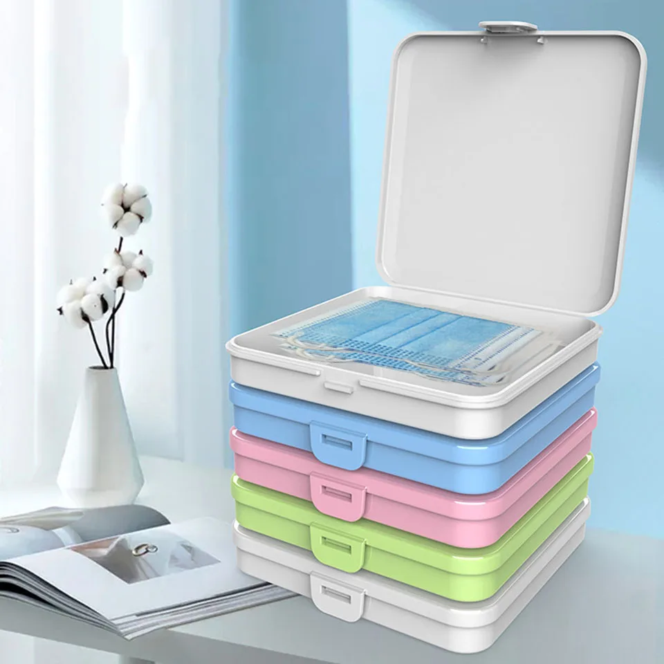 Mask Storage Box Portable Mask Packaging Box Moisture-proof And Dustproof Plastic Storage Box Keep Clean Disposable Mask Box New
Mask Storage Box Portable Mask Packaging Box Moisture-proof And Dustproof Plastic Storage Box Keep Clean Disposable Mask Box New