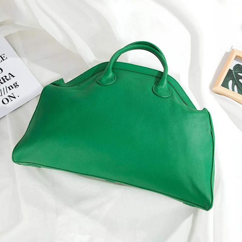 Genuine Leather Bag Tote 100% Natural Real Cowhide Handbags Casual Solid Shoulder Bags Luxury Fashion Large Tote for Women 2021
Genuine Leather Bag Tote 100% Natural Real Cowhide Handbags Casual Solid Shoulder Bags Luxury Fashion Large Tote for Women 2021