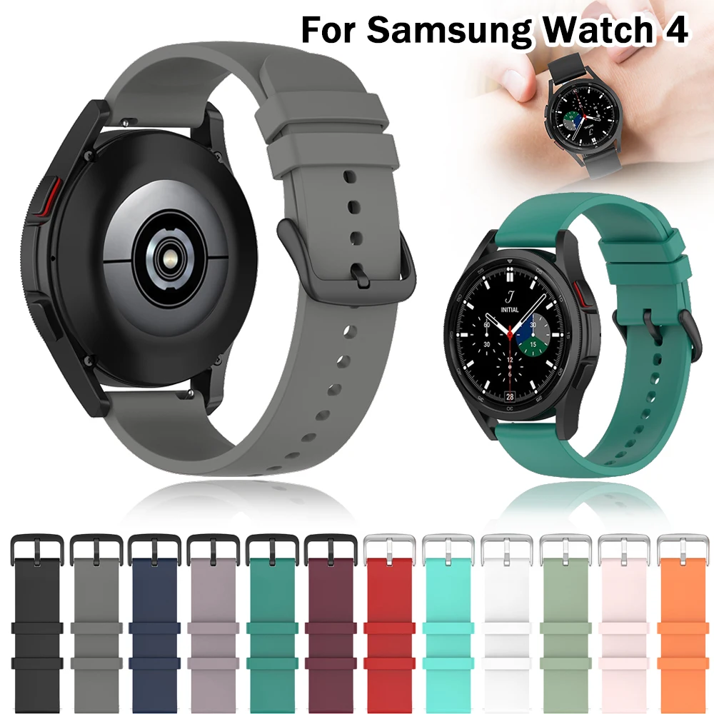Ремешок силиконовый для Samsung Galaxy Watch 4 classic, спортивный сменный Браслет для наручных часов 46 мм 42 мм 44 мм 40 мм
Ремешок силиконовый для Samsung Galaxy Watch 4 classic, спортивный сменный Браслет для наручных часов 46 мм 42 мм 44 мм 40 мм