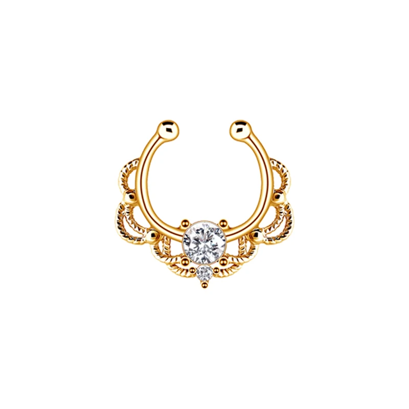 1Pcs Fake Piercing Nose Ring Alloy Nose Piercing Hoop Septum Rings For Women Body Jewelry Gifts Fashion Rhinestone Fake Piercing
1Pcs Fake Piercing Nose Ring Alloy Nose Piercing Hoop Septum Rings For Women Body Jewelry Gifts Fashion Rhinestone Fake Piercing