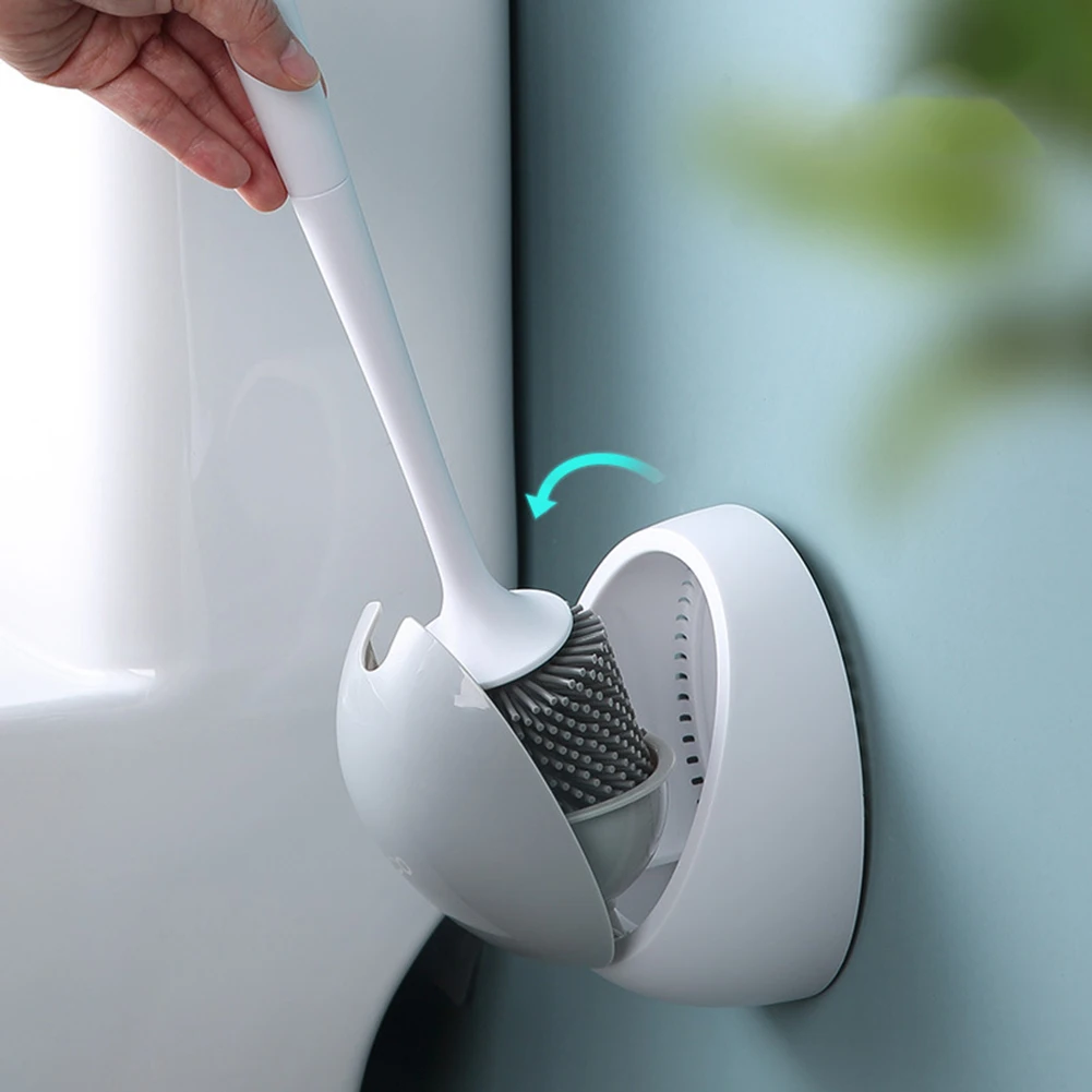 Silicone Toilet Brush Toilet Head Quick Drain Toilet Cleaning Tools Wall Mounted Bathroom Accessories for Home Use
Silicone Toilet Brush Toilet Head Quick Drain Toilet Cleaning Tools Wall Mounted Bathroom Accessories for Home Use