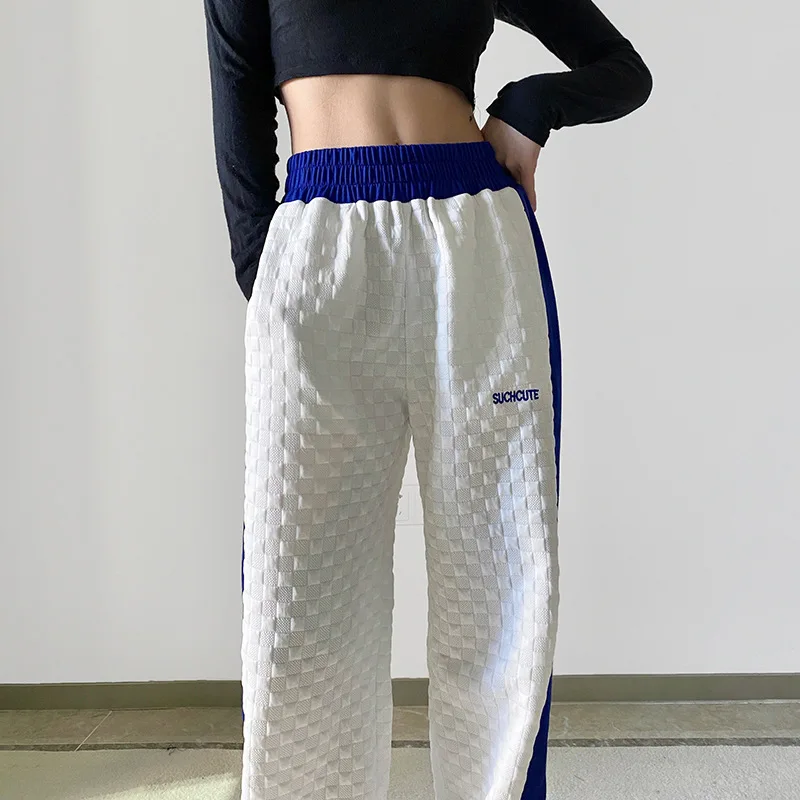 Y2K Women Loose Pants Fashion Solid Color Contrasting Color Letter Embroidery Wide-leg Straight Slim Casual Pants New Trousers
Y2K Women Loose Pants Fashion Solid Color Contrasting Color Letter Embroidery Wide-leg Straight Slim Casual Pants New Trousers