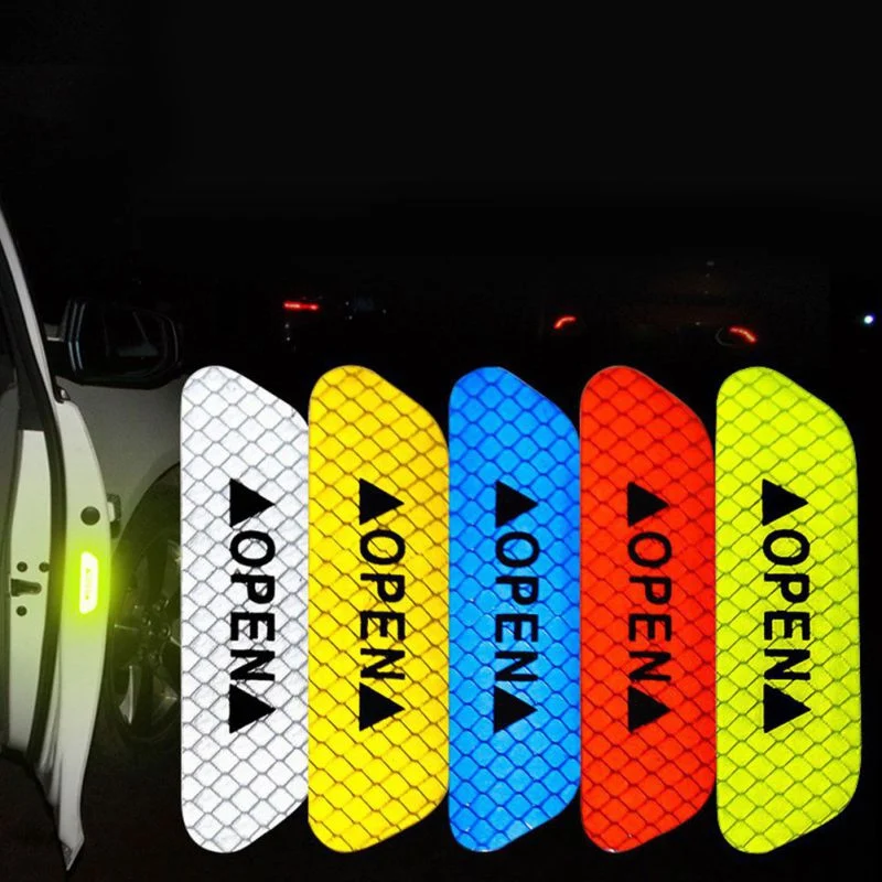 4Pcs Car Door Stickers Safety Warning Mark OPEN High Reflective Tape Universal Auto Exterior Motorcycle Bike Helmet Sticker
4Pcs Car Door Stickers Safety Warning Mark OPEN High Reflective Tape Universal Auto Exterior Motorcycle Bike Helmet Sticker