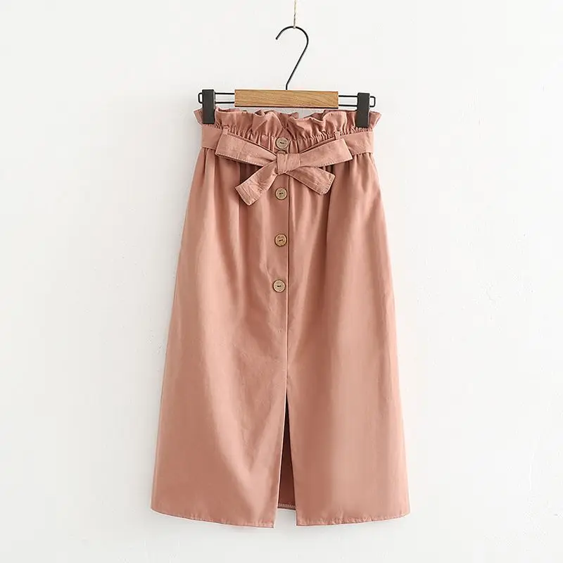 Korean Style Skirts Women\\'s Midi Knee Skirt Spring Length Elegant Button High Waist Skirt Female Pleated School Skirt
Korean Style Skirts Women\\'s Midi Knee Skirt Spring Length Elegant Button High Waist Skirt Female Pleated School Skirt