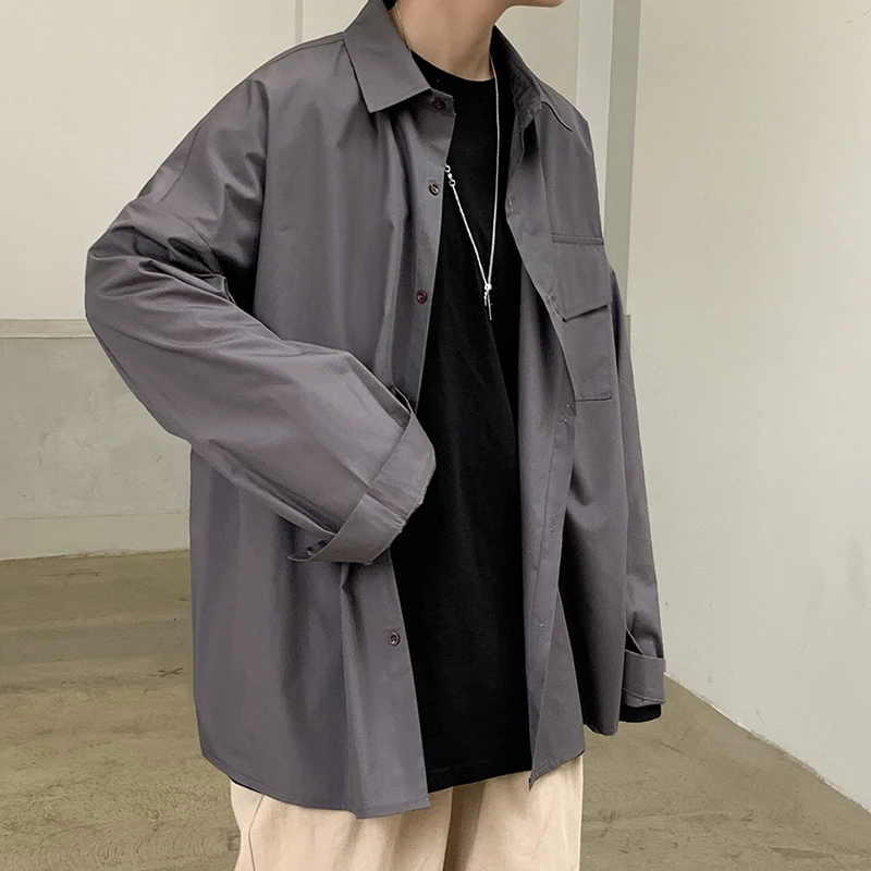 White Shirt Men's Korean-Style Trendy Handsome Loose Men's Shirt Spring and Autumn Long-Sleeved Casual Jacket
White Shirt Men's Korean-Style Trendy Handsome Loose Men's Shirt Spring and Autumn Long-Sleeved Casual Jacket