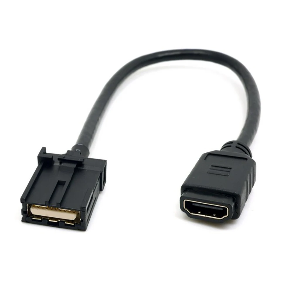 30cm High Speed HDMI-Compatible 1.4 Type E Male to HDMI-Compatible A Female Video Audio Cable Automotive Connection System Grade
30cm High Speed HDMI-Compatible 1.4 Type E Male to HDMI-Compatible A Female Video Audio Cable Automotive Connection System Grade