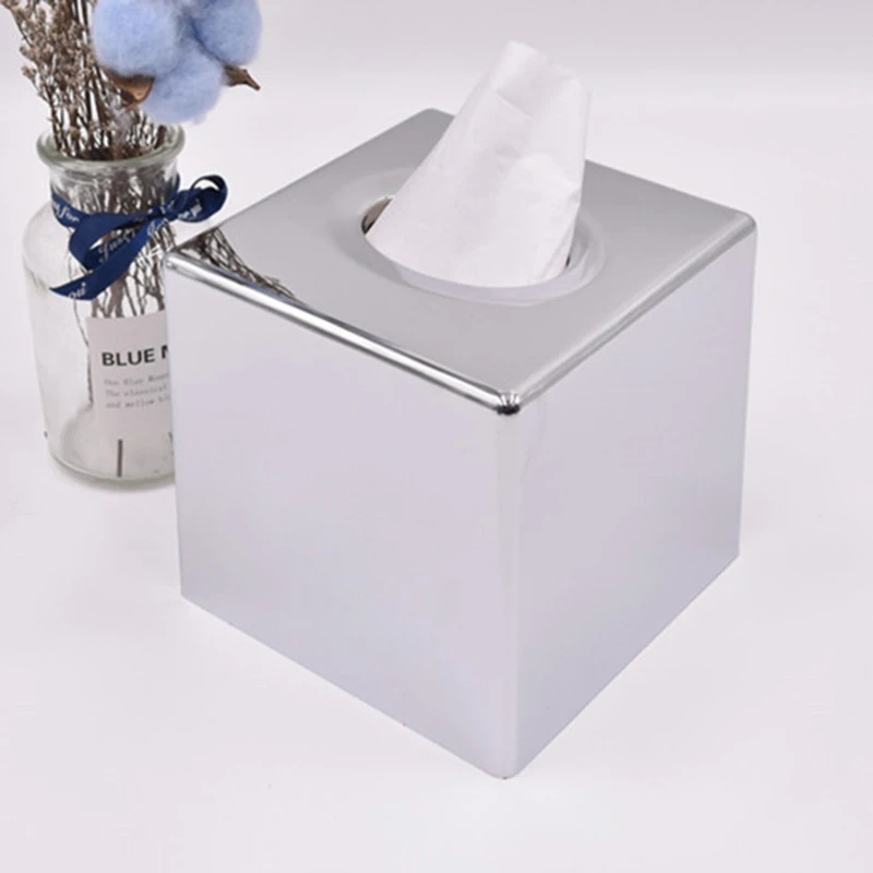Classic European Silver Square Tissue Box Roll Paper Storage Home Living Room Coffee Table Desktop Tissue Box Home Decor
Classic European Silver Square Tissue Box Roll Paper Storage Home Living Room Coffee Table Desktop Tissue Box Home Decor
