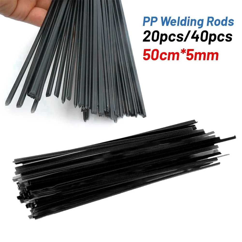 PP Plastic Welding Rods (5mm) Flat Shape Black Pack Of 20-40 Pieces 50cm New And High Quality
PP Plastic Welding Rods (5mm) Flat Shape Black Pack Of 20-40 Pieces 50cm New And High Quality