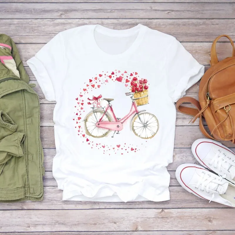 Футболка женская повседневная с принтом сердца, милая эстетичная рубашка в стиле Харадзюку, Модная белая, на лето
Футболка женская повседневная с принтом сердца, милая эстетичная рубашка в стиле Харадзюку, Модная белая, на лето